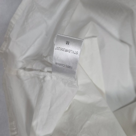 Tuckernuck Women's White Cotton Poplin Royal Shirt Dress Mini Length size M - Picture 12 of 12